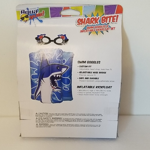 Aqua Splash Shark Goggles and Kickfloat - Picture 2 of 2